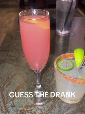 French 75, spicy marg, old fashioned, cosmo💁🏻‍♀️  #drink #drank #foryou #fyp #guessthedrink #challenge 