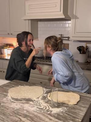 This is your sign to make pizzas with your bestie 🍕 #pizzanight #bestiedate #comedy #trending #makedinnerwithus #pizzalover #pizzanightathome #eltonjohn #besties @nicolemarie 