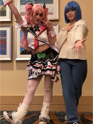 [haruka💙@kayo] us when we hit that idol pose at ala {tags}#dillightfulcos #animelosangeles #ala #airimomoi #airimomoicosplay #airimomoiprojectsekai #harukakiritani #harukakiritanicosplay #harukakiritaniprojectsekai #projectsekai #projectsekaicolorfulstage #projectsekaicosplay #pjsk #pjskcosplay #cosplay 