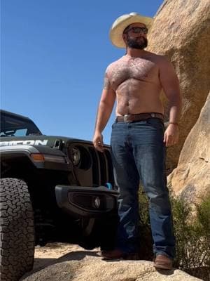 Don't watch this if you can keep up with the boots, the hat, and the lifestyle. 🤠🌅 #cowboy #countryboy #scruffy #musclebear #dadbod #fyp 