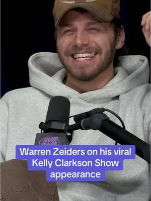 @Warren Zeiders on his viral @Kelly Clarkson Show appearance 😏 #warrenzeiders #kellyclarkson #kellyclarksonshow #sexiestmanalive #hair #fitness #lacrosse #zachsangshow #zachsang #fyp #foryou @Amazon Music 