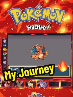 Pokemon fire red my journey so far! #pokemon #pokemongo #pokemonfirered #creatorsearchinsights 