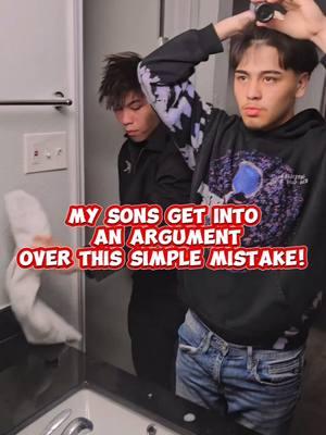 my sons DaRoach and Yeat956 get into an argument over this simple mistake and Yeat gets flabbergasted! ##stepdadlife #stepgoat #daroach #yeat956 #cstyles 