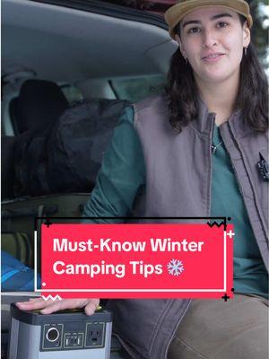 Who else is ready to dive into winter camping tips?  #wintercamp #carcamping #campinggear #campingtips #campinghacks #carcampingsetup 