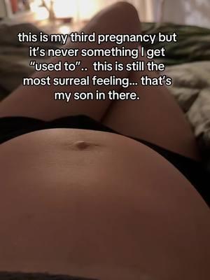 having a little body moving INSIDE yours will forever be the weirdest, most special, and sometimes painful thing.. I never get used to it.  #28weekspregnant #thirdtrimester #thirdbaby #pregnantlife 