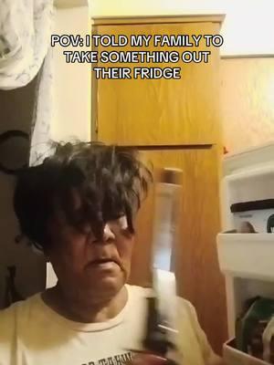 My auntie looking like Holiday Heart at the end 😂😂😭😭. #fridgechallenge #funnyvideo #fypシ #foryoupage #trending 