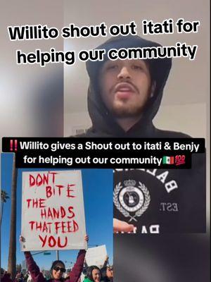 ‼️Willito gives a Shout out to itati & Benjy for helping out our community‼️#willito #willitolives #isaacmadeulook #jfiggs #kevyykevs #fabioguerra #juju #itatilopez #benjychavez  #evelynortiz #wendyortiz #willito #kevyykevs #fabioguerra #foryou #foryoupage #parati #viral #tes #chisme #trending #landscape #tiktoktea #wendyandeve #drama #fyp #foryouuuuuuu #fyppppppp #fyp #fypシ゚viral 