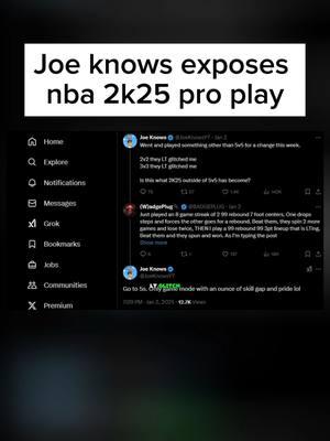 joe knows exposes nba 2k25 pro play #fypシ #mikewang #2k #xyzbca #viral #trending #2k25nextgen #basketball #nba2k25 #nba2k #nba2k25nextgen #mikewang2k #2k25builds #2k25gameplay #swante #zswantzybaby 