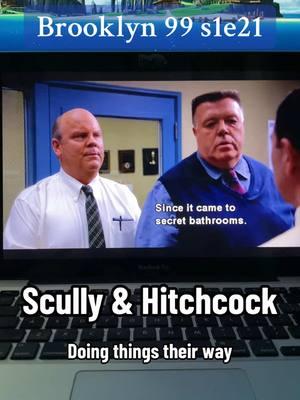 Thumbtack attack!!! #brooklyn99 #scully #hitchcock #jakeperalta #charlesboyle #rosadiaz #rosadiaz 