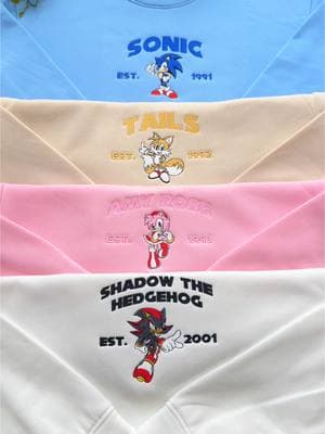 Team Sonic fans!! Join now!! 😍😍💙 #sonic #sonicedit #sonicmovie #sonicandfriends #tails #knucklesthehedgehog #knuckles #amyrose #amyrosethehedgehog💕 #shadow #shadowthehedgehog❤🖤 #japanesecartoon #matchingembroidery #bestiesweatshirts 