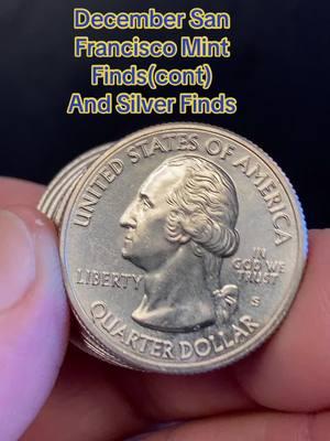 Final counts for San Francisco Mints and silver for 2024 #numismatist #coinfam #noodling #coinhunt #sanfranciscomint #silver 