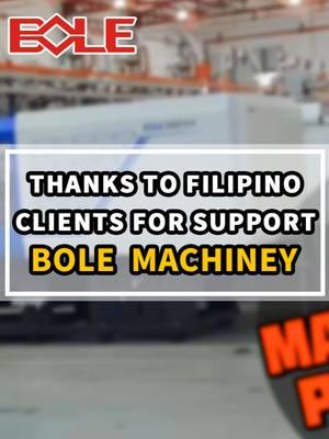 Thank you, friends in the Philippines, for choosing BOLE injection molding machines! Your trust is the driving force for our progress. We will, with better products and services, create brilliance together with you!#plasticsolutions #plastic #injectionmoldingmachine #BottleCap