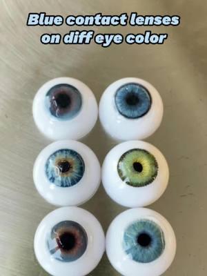 The highly requested blue lens special is here! 💙✨ Blue contact lenses on different eye colors—let's go! 👁️🔥 #eyeza #coloredcontacts #eyezalens #contacts #cosplaylenses #makeup #lenscass #contactlenses #browneyes #bluelenses 