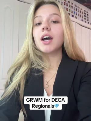 I also have dance practice in between my event and the award ceremony… #deca #fldeca #business #regionals #decaregionals #grwm 