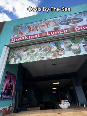 Oasis By The Sea.  Recorded 1/10/2025 in Hollywood, FL. The pizza was OK, but the Gyro and Coconut shrimp were fantastic. All large pizzas came with a free pitcher of beer or pop lol.  Go to mywalksinparadise.com for more.  #FYP #HollywoodBeach #florida #OasisByTheSea #Pizza #Gyro #Yuengling #CoconutShrimp #mywalksinparadise #4K 