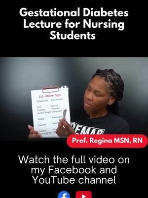 Understanding Gestational Diabetes. #nclex #nursingschoolhacks #nursinglife #nclexpass #nursinghumor #nursingschool #nursingstudent #nclexstudying #nclextips #nclexrn #nclexrnreview #nclexpn #nclextips #nclexreview #remarnurse