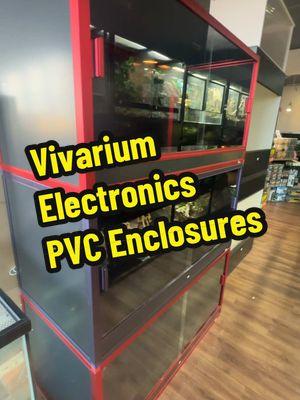 New Red & Purple 4x2x2’ Vivarium Electronics PVC Enclosures #everevolvingexotics #reptileshop #tucson #arizona #vivariumelectronics #enclosure #reptiles 