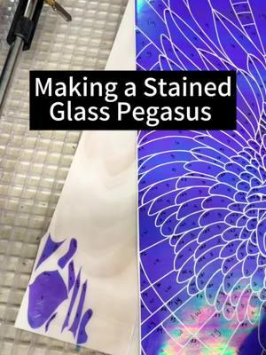 It has been a wild ride on this clockapp. I don’t want to lose you all so follow me over on the gram ❤️❤️ #stainedglass #byetiktok #fyp #pegasus #glass #artglass #glassartist #arttok #glasstok 