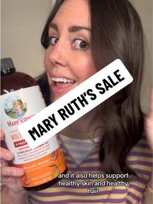 It’s Mary Ruth’s Super Brand Day Sale! That means great deals for you. I started taking this recently and am happy with adding a multivitamin to my daily routine. And if you can’t swallow pills, you’re not alone 🫶 @MaryRuth's #multivitamin #ttslevelup #sale #maryruthsorganics #liquidmultivitamin #SuperBrandDay #TikTokShop #tiktokshopfinds 