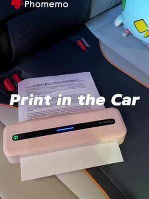 Print anytime, anywhere🚘 🍄Phomemo M832 Upgraded Portable Printer 🖨️No Need Ink! 🖨️Print Anywhere 🖨️150 Pages Continuous Printing 🖨️Built-in Paper Storage 🖨️Bluetooth Connection 🖨️Letter/A4/110mm/80mm/53mm 🖨️Sticker Labels 🍄Smart Phomemo App 🔍100+ Templates 🔍1000+ Graphics 🔍18 Fonts 🔍Scan&Doc Print 👆🏻Link in bio🔗 #Phomemo_FunMemo #phomemo #portableprinter #inklessprinter #printer #officeessentials #salesmen #contract #businesstrip #giftideas #giftforhim  