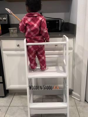 as much as I love doing everything with my child I love when she shows signs of independence, she uses her stool to brush her teeth, help mama cook and clean we truly love it! 🫶🏽 #woodenstool #kids #independent #cook #clean #easytobuild #support #fyp #fyppppppppppppppppppppppp #fypage #daybyday #fypdongggggggg #fypシ #fypシ゚viral 