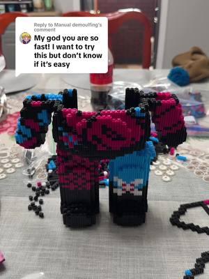 Replying to @Manual demoulfing check it out super fun!!! #tiktok #TikTokShop #puzzel #bearbrick #lego #blocks #builderblock 