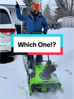 Let’s hear it! Which one are you guilty of?!  #snow #snowblowing #shovelingsnow #snowstorm #battery #shovel 