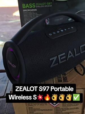 ✅️🔥💥👌ZEALOT S97 Portable Wireless S🔥💥👌✅️ #zealot #s97 #portable #bosina #bocina #TikTokShop #wireless #s #sonido #paris #foryou #viral #fip 