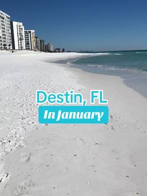 Ever wanted to visit in January? We can’t promise it will be warm or sunny, but we can guarantee low crowds and lots of dolphins! #destin #destinflorida #travel2025 