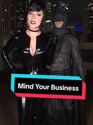 🤣(Batman is batmaninhouston on IG) #batcat #batman #catwoman #catwomancosplay #batmancosplay 