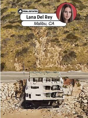 Lana Del Rey’s Malibu home was destroyed from the wildfires. #lanadelrey #celebrity #wildfire #california #fire #fyp #foryou #foryoupage #news #realestate #mansion #malibu #losangeles #weather 