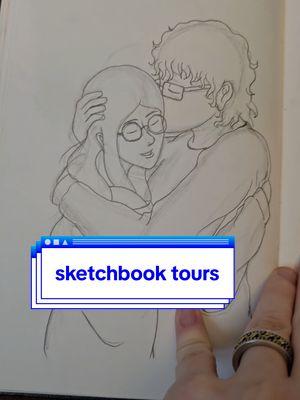 There is art that I skipped over, that was art done by friends. But looking over old art, while it isn't great I can admit that it isn't too terrible. #artistsoftiktok #art #sketchbooktour #animestyle #sanderssides #magnusarchives #welcometonightvale 