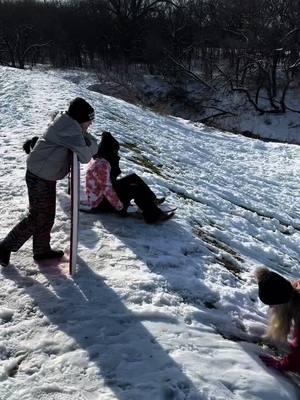 This 35YR old is SORE today after two days of snow days with the kids, but it was well worth it! ❄️⛄️💙 Listen closely to my bonus son saying “Why’d she scream” 🤣 Well Slayde because I’m old. #texassnow2025 #countingmyblessings 