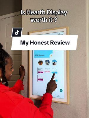 Is Hearth Display worth it? Here is my honest review of the digital family calendar. #hearthdisplay #hearth #honestreview #digitalcalendar 