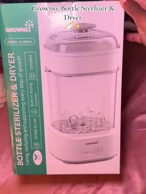 the perfect product for bottle sterilization! #bottlesterilizer #babyitems #babyregistrymusthaves #babysupplies #newbornmusthaves #mommusthaves #babybottlesterilizer #grownsy #grownsysterilizeranddryer 