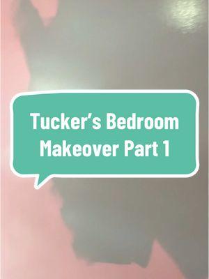 Come with us on the journey of switching the Elly and Tucker’s rooms! Part 1! (Wall color is Valspar Voyage!) #roommakeover #room #painting #valspar #boysbedroom #tennesseecheck #tennessee 