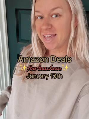 #greenscreen 🔗 on my Amazon Storefront in my bio! AMAZON TEACHER DEALS AND PROMO CODES FOR JANUARY 11TH!🤍✨ #fyp #amazon #amazonmusthaves #amazonfind #amazonteacher #amazondeals #amazonfinds #amazoninfluencer #amazonassociate #teacherdeals #amazonpromocodes 