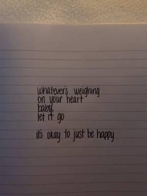 I just want you to be happy♡ by @michaela • poetry #poetry #Love #poetrylover #poems #unconditionallove #happinessisyou #poetrytok #healingprocess #handwritten