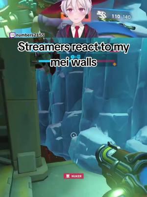 Streamers react to my Walls #overwatch #overwatch2 #overwatchclips #overwatchtiktok #ow2 