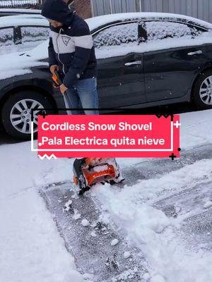 Pala Electrica para quitar la nieve  Cordless Snow Shovel #TikTokShop #snow #latinosenusa #latinoenusa🇺🇲 #electricsnowblower pala quita nieve portátil eléctrica 