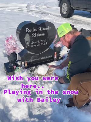 We played in the snow at Baileys grave and built her a snowman. #baileybrookeshehorn #snowball #snowman #snow #fyp #fypシ゚viral #fypシ゚viral #prayers #snowday #smalltownfamous #jesuslovesyou #godisgood #MomsofTikTok #MomsofTikTok #momtok @Skyman1994 