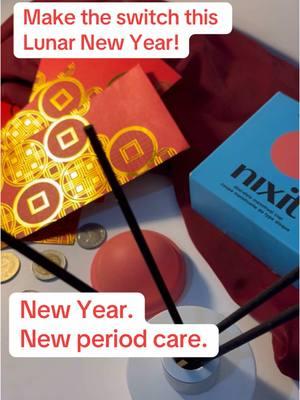 Shed the bulk. This Lunar New Year, glide into something better with nixit. 🐍✨ #LunarNewYear #YearOfTheSnake #DitchThePads #PeriodCare #nixit #NewYearNewYou #SelfCare #NewYearNewAura #ShopLunarNewYear