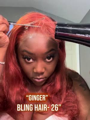 Can’t Believe I Just Went “Ginger” 🧡 @Bling Hair Factory Store  The quality, volume, color, and PRICE is unmatched !!!! Love, Love, Loooooveeee 😍😍 26” Body Wave Wig #wiginstall #blinghair #wiginfluencer #gingerwig #TikTokShop #fypシ゚viral #trending #fyp #foryou 