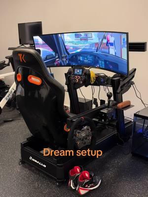 I still can’t believe I have this setup 😅 @Asetek SimSports #simsetup #sim #iracing #simracing #fyp 