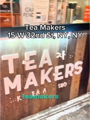 @TeaMakers NYC is serving up some high-quality bubble tea at this family- ran store! They have these viral bear cups that are ADORABLE and I now use this daily to put all of my beverages in! I recommend the Thai Milk Tea and the Matcha Milk Tea with cheese foam!  #bearcup #teamakersnyc #teamakers #teamakersbear #teamakersnewyork #bubbletea #boba #bobatea #milktea #cheesefoam #nycbubbletea #ktown