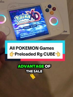 Replying to @liftitralph All PRE-loaded pokemongames #RgCube comes with 40k+ pre-loaded games. it's the best emulator to play #ps2 #nds #GameCube #gamecube perfect gift for someone who grew up playing old school video games like this. you can always download more games for free let me know if you have any questions or games you need me to look up #retrogaming #gaming #emulator #90skids #nostalgia #nostalgic #videogames #handheld #gamingconsole #anbernicRgCube #giftideas #games #holidaygift #bdaygift #guygift 