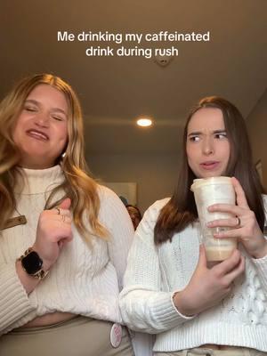 caffeine is getting me through rush right now… #foryou #foryoupage #rushtok #umichrush #rush #gammaphibeta #gphi #coffee #caffeine 