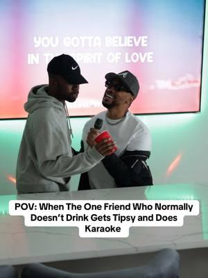 Why is it when people drink they get strong as hell?! 🧐  We all know that one who feels the karaoke just a little bit too much. Tag someone who this reminds you of and put them out there 👀 #pov #funny #relatable #karaoke #karaoke🎤 #bendedknee #boysiimen 