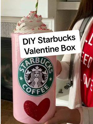 Make a Starbucks Frappuccino Valentine Box from an Oatmeal Container! ✨ How cute is this?? 😍 Such a fun and easy DIY! Fill it with sweet treats, love notes, or a coffee gift card! ☕️💖 Head to our b!o for the step-by-step instructions. #StarbucksInspired #diyvalentine #ValentinesCrafts #MakeItPink #CraftyLove #SweetIdeas #CoffeeLoverGift #Hip2Save @Quaker Oats 