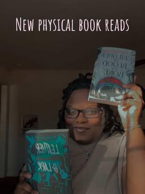 new book read alert 🚨  I’ll be buddy reading leather & lark with @Trinity💕 & reading Children of Blood and Bone by myself but I’m down for buddy reading 😌 @Brynne Weaver  #BookTok @tomi adeyemi #newreads 